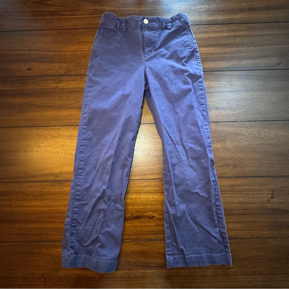Vineyard Vines 2017 Boys Size 10 Flat Front Chino Pants Navy Blue Cotton